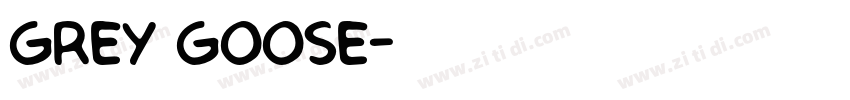 Grey Goose字体转换
